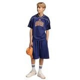 adidas Erkek Çocuk Spor Şort, 140 CM, 5003340454, Lacivert, Erkek Çocuk