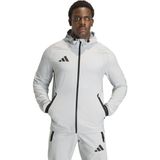 Adidas Erkek Futbol Kaban-Mont Ceket Tt Wb KD3336 - Gri - 2XL