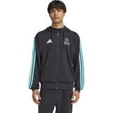 Adidas Erkek Günlük Kapşonlu Eşofman Üstü Mer Dna Fz Hd M KE5910 - XS - Siyah
