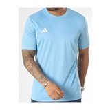 adidas Erkek Günlük Kullanıma ve Spora Uygun Antrenman T-shirt Rahat Düz Tişört Mavi