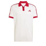 adidas Erkek Heritage Tenis Polo Tişört, Tebeşir Beyazı, M