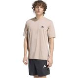 Adidas Erkek Kahverengi T-Shirt Günlük Kullanım İçin Şık Tasarım ve Rahat Kesim