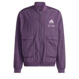 adidas Erkek MERCEDES - AMG PETRONAS FORMULA BİR TAKIM PREMIUM DOKUMA BOMBER CEKET ERKEK