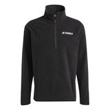 adidas Erkek MT ESS HZ FL Polar Spor Üst Giyim BLACK L