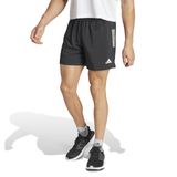 adidas Erkek Own The Run Şort, Uzunluk 17,8 cm Siyah