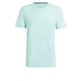 adidas Erkek Own The Run T-Shirt kısa kollu tişört, Yarı Flaş Aqua, L Uzun