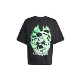 Adidas Erkek Siyah T-Shirt Illustrated Tee KG2672 - M