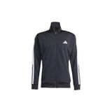 adidas Erkek Spor Ceketi, Siyah, M Beden, 3 Şerit Tasarım