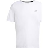 adidas Erkek T-shirt Run Ess Tee M KB5960 - XS - Beyaz