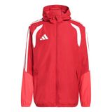 adidas Erkek Tiro 26 Competition All Weather Ceket S takım gücü kırmızı 2/yarı berrak kırmızı/beyaz