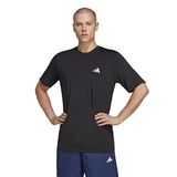 adidas Erkek Tr-es streç tişört, Siyah/Beyaz, S
