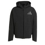 adidas Erkek Z.N.E. Yüksek kaliteli kapüşonlu ceket, Siyah Melanj, L
