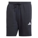 adidas Erkekler Essential 3-Stripes Fransız Terry Şort, Siyah, XXL