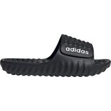 Adidas Erkekler İçin Sportswear JS3570 Adissage 360REC Siyah - Beyaz Suni Deri Konforlu Spor Ayakkabı