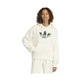 Adidas Ess Ft Hd Os Kadın Günlük Sweatshirts KC9172 Beyaz - 2XL