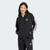 Adidas Essentials 3 Şeritli Polar Kapüşonlu Kadın Eşofman Üstü JE1283