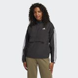 Adidas Essentials 3 Striped Lifestyle Kadın Siyah Rüzgarlık Ceket