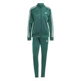 adidas Essentials 3-Stripes Kadın Eşofman Takımı Yeşil XS