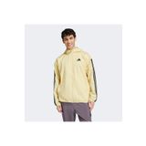 adidas Essentials 3 Stripes Windbreaker Erkek Sarı Ceket