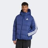 adidas Essentials Climawarm 3 Stripes Puffer Down Kapüşonlu Erkek Lacivert Outdoor Montu.- - XL