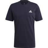 adidas Essentials Erkek Tişört Mavi Renkli Küçük Logo Desenli Konforlu Kumaş Özellikleri XL