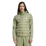 adidas Essentials Hybrid Down Erkek Sweatshirt Yeşil M