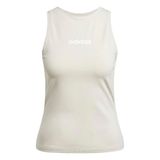 Adidas Essentials Linear Slim Kadın Gri Yuvarlak Yaka Atlet, XS