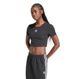 adidas Essentials Ribbed Kadın Tişört Siyah XS