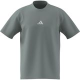 adidas Essentials Small Logo Single Jersey Yuvarlak Yaka Tişört, XXL, 01-JD1778-2, Yeşil, Erkek