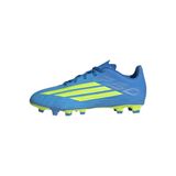 adidas F50 CLUB FG/MG J Unisex Çocuk Sert Zemin Futbol Ayakkabısı/Krampon, Lucid Ray Blue/team solar yellow 2/Lucid Aquamarine, 38