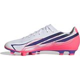 Adidas F50 Hyperfast Club Fg/mg Beyaz Erkek Krampon - Beyaz - Turuncu