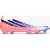 Adidas F50 Hyperfast Elıte Bağcıksız Erkek Beyaz Çim Saha Kramponu.-