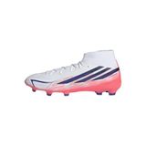 Adidas F50 HYPERFAST LEAGUE MID FG Unisex Yetişkin Futbol Ayakkabısı (Sert zemin) FTWWHT/SOLPUR/SOLTUR 41 1/3