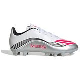 adidas F50 Messi Club Fg/mg J Çocuk Beyaz Çoklu Çim Zemin Kramponu 28,5 Numaralı Erkek Çocuk Ayakkabısı