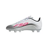 adidas F50 MESSI CLUB FG/MG J Unisex Futbol Ayakkabısı (Sert Zemin), Beyaz, 29