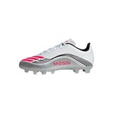 adidas F50 MESSI CLUB FG/MG J Unisex Futbol Ayakkabısı (Sert Zemin), Beyaz, 30 1/2