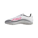 adidas F50 MESSI CLUB TF Unisex Futbol Ayakkabısı (Halı Saha), Beyaz, 42 2/3