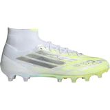 Adidas F50 Sparkfusion Elite Yarım Bilekli Çim Saha JR6474 Beyaz Kadın Krampon Spor Ayakkabı