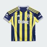 adidas Fenerbahçe 2025/2026 Ev Forması Erkek Çocuk Antrenman Forması, BYELLO/DKBLUE, 176