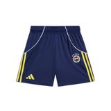 adidas Fenerbahçe 2025/2026 Ev Şortu Erkek Çocuk Şort, DKBLUE/BYELLO, 7-8 Yaş