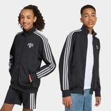 Adidas Firebird Çift Taraflı Çocuk Siyah Ceket (KS4155) - 9 - 10 Yaş