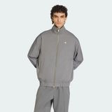 Adidas Firebird Loose Pinstripes Erkek Sweatshirt - XS - Gri