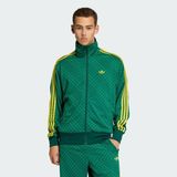 Adidas Firebird Monogram Erkek Sweatshirt - 2XL - Haki - Yeşil