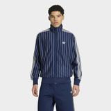 Adidas Firebird Pinstripes Erkek Mavi Ceket (KR7228) - L