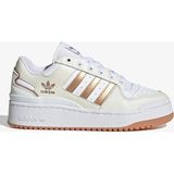 Adidas Forum Bold Stripes Leather Womens Sneaker Hakiki Deri Kadın Günlük Spor Ayakkabı Beyaz