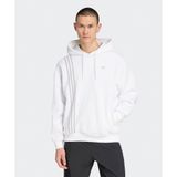 adidas Front Stripes Hoodie Erkek Beyaz Sweatshirt - JW1000-001