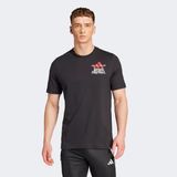 Adidas Fun Slogan Graphic Erkek Siyah Günlük T-Shirt.-