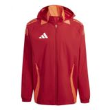 adidas Futbol - Teamsport Tekstil - Her Hava Koşulu Ceket Tiro 24 Competition Dört Mevsim Ceketi Kırmızı M