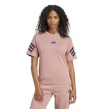adidas Future Icons 3 Stripes Kadın Tişört Pembe M