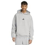 adidas Future Icons Small Logo Sweatshirt, L, JW7132, Gri, erkek